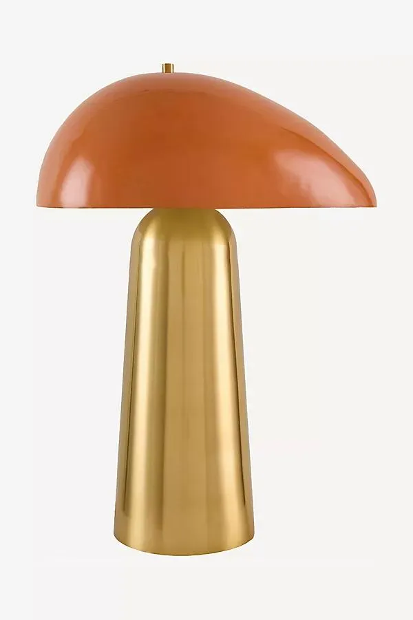 Julep Plated Metallic Accent Table Lamp