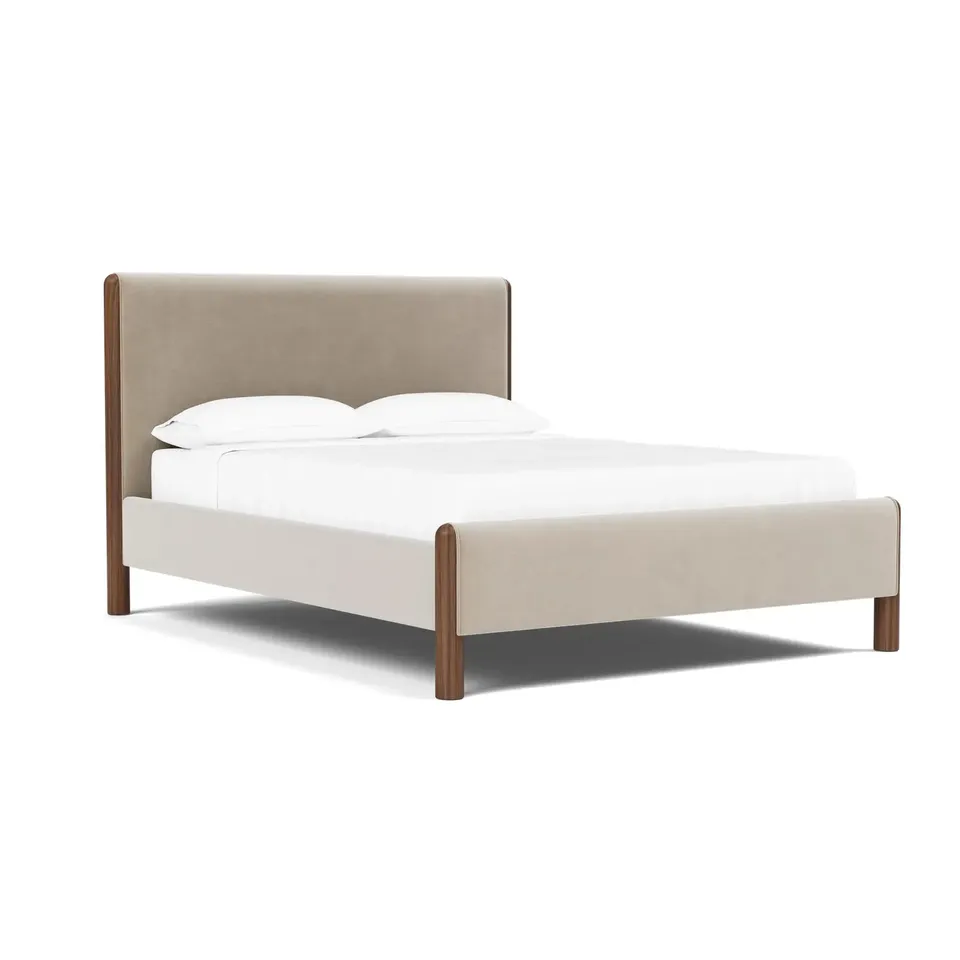 The Citizenry Laurel Bed with Low Footboard | California King | Brown