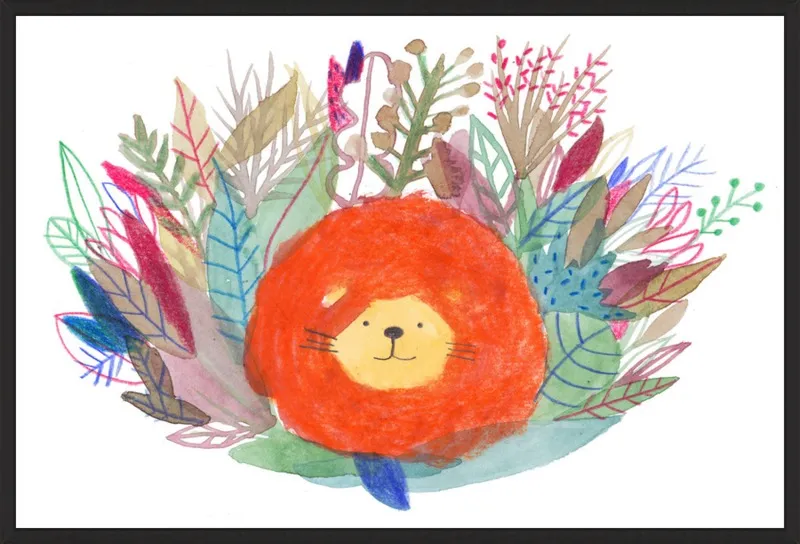 Lion by Marion Barraud for Artfully Walls