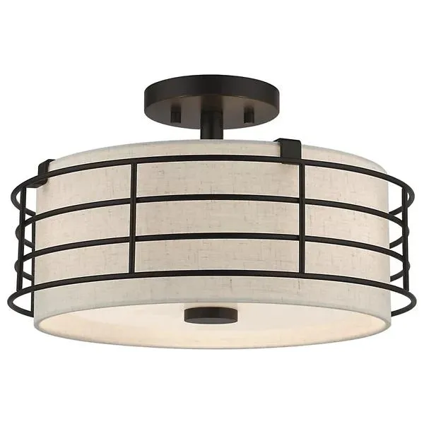 Quinby Semi Flushmount