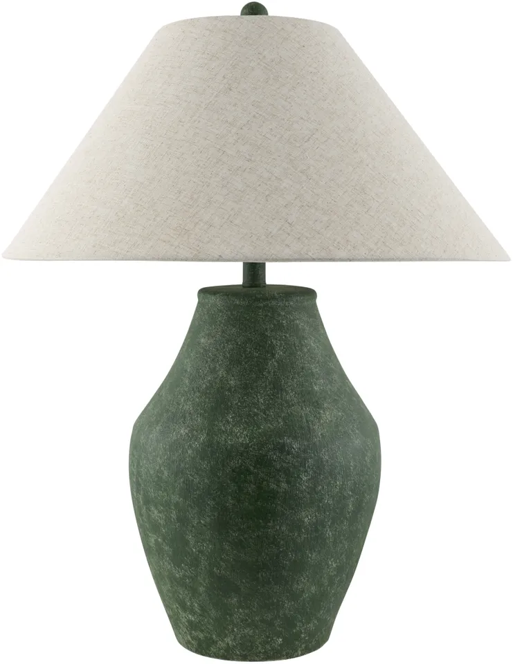 Amaryllis  Hand Painted 28"H x 22"W x 22"D Accent Table Lamp