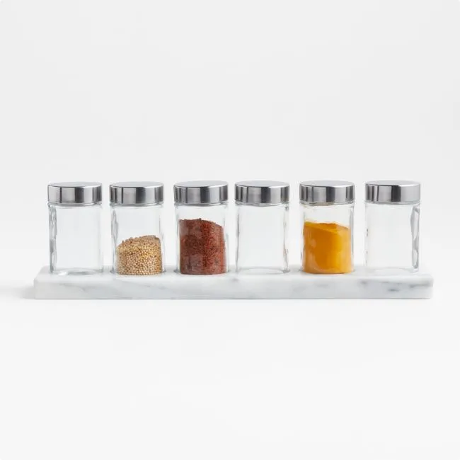 French Kitchen Marble Spice Rack