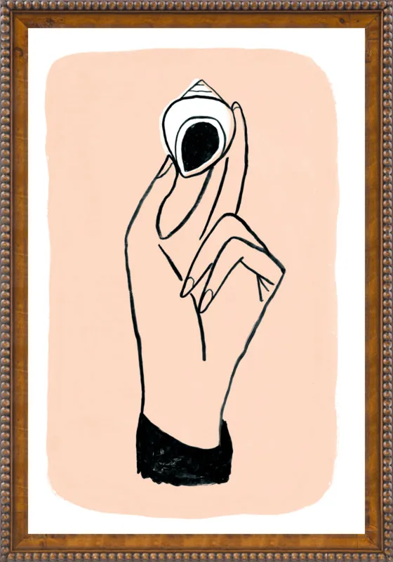 My Hand is My Face by Michael Doyle - Apartment On Belmont for Artfully Walls