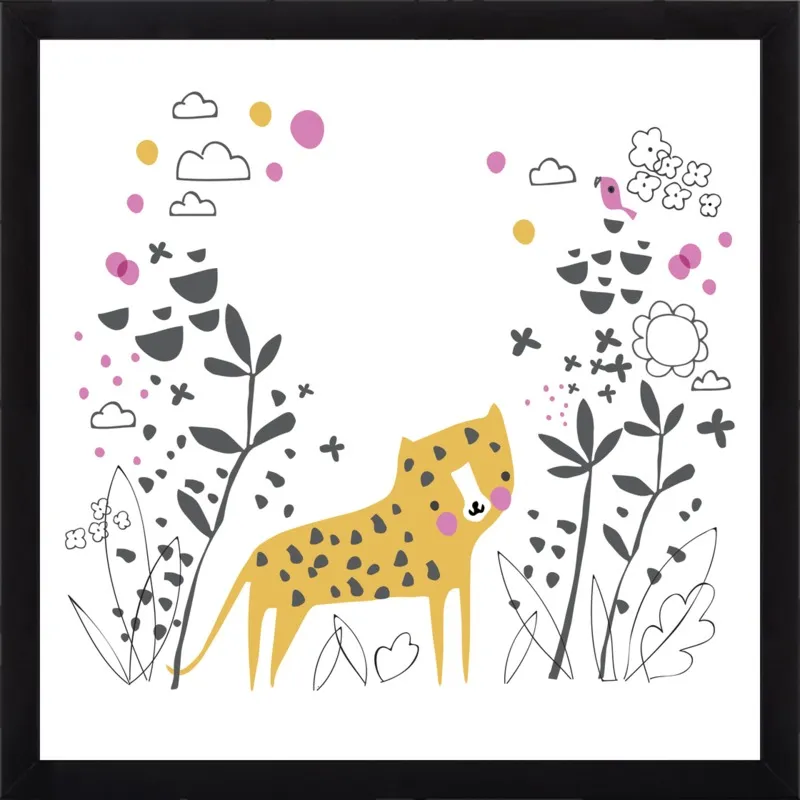 Little jungle leopard by Lizzie Mackay for Artfully Walls