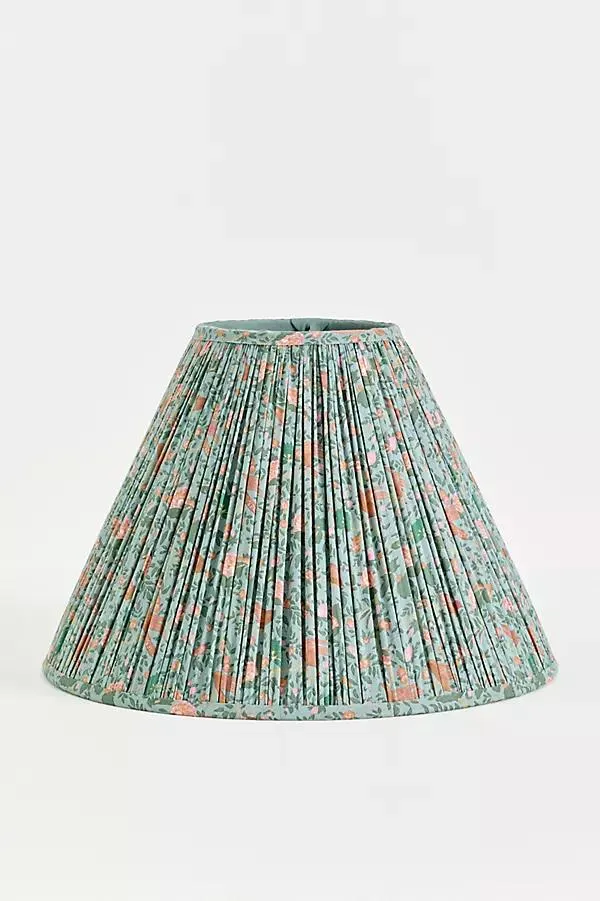 Ruched Empire Printed Lamp Shade