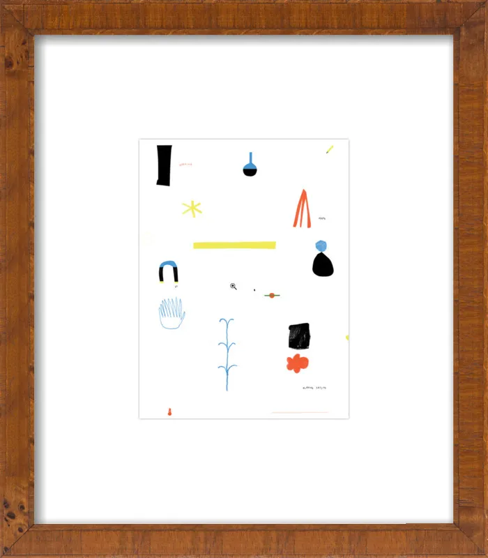 Working hard by playing around  by Agata Królak for Artfully Walls