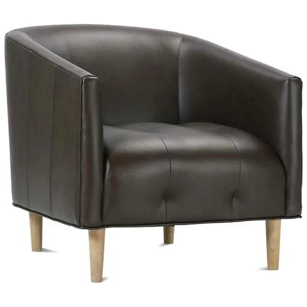 Tiva Leather Accent Chair