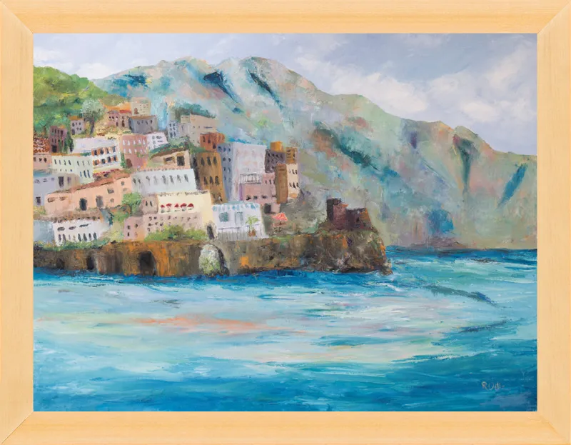 Amalfi Coast by Renee A Ortiz for Artfully Walls