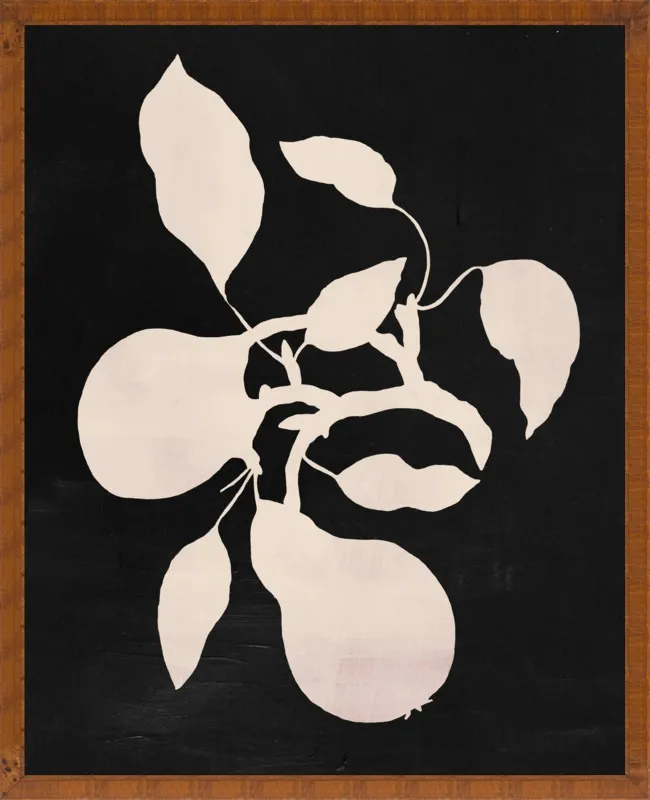 pears black and white by Ruti Shaashua for Artfully Walls