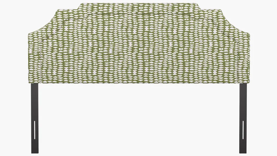 Art Deco Headboard, Olive Odalisque, King