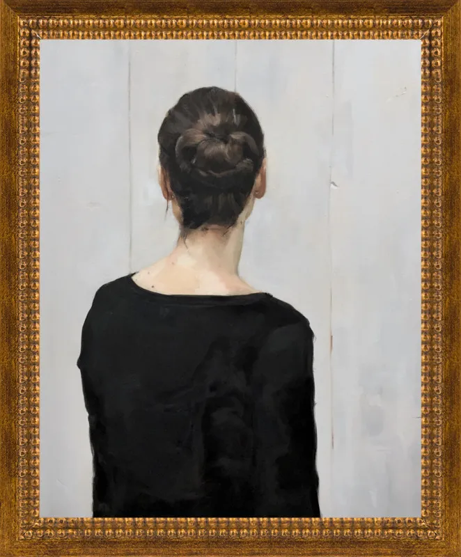 Portrait of a young woman by Philine van der Vegte for Artfully Walls