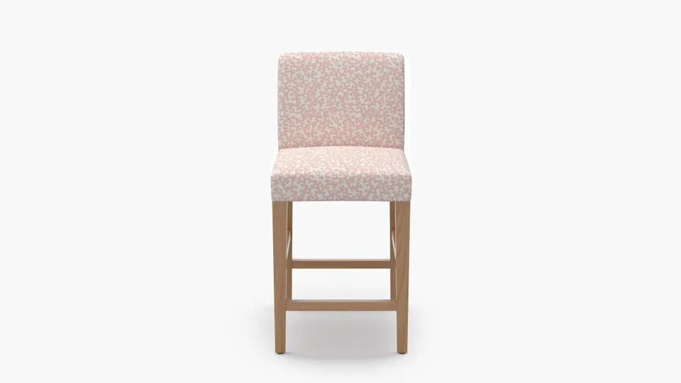 Signature Dining Counter Stool, Flamingo Hele Bay, Natural Square Tapered Leg