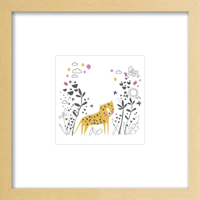 Little jungle leopard by Lizzie Mackay for Artfully Walls