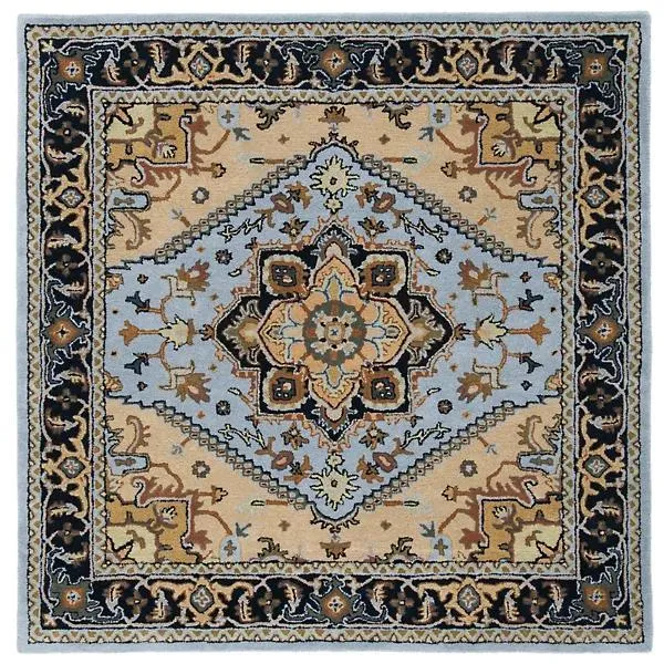 Heritage Row Heriz Medallion Area Rug