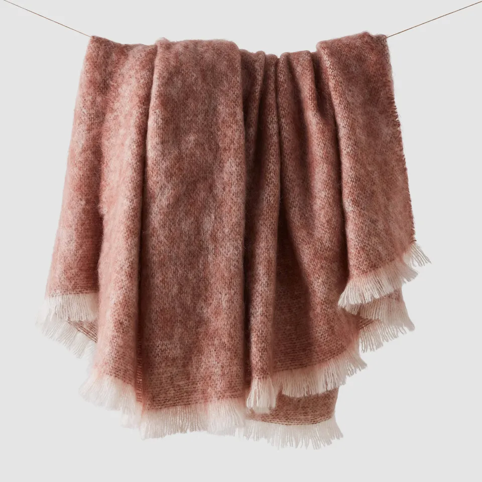 The Citizenry Rowan Mohair Throw | Cream