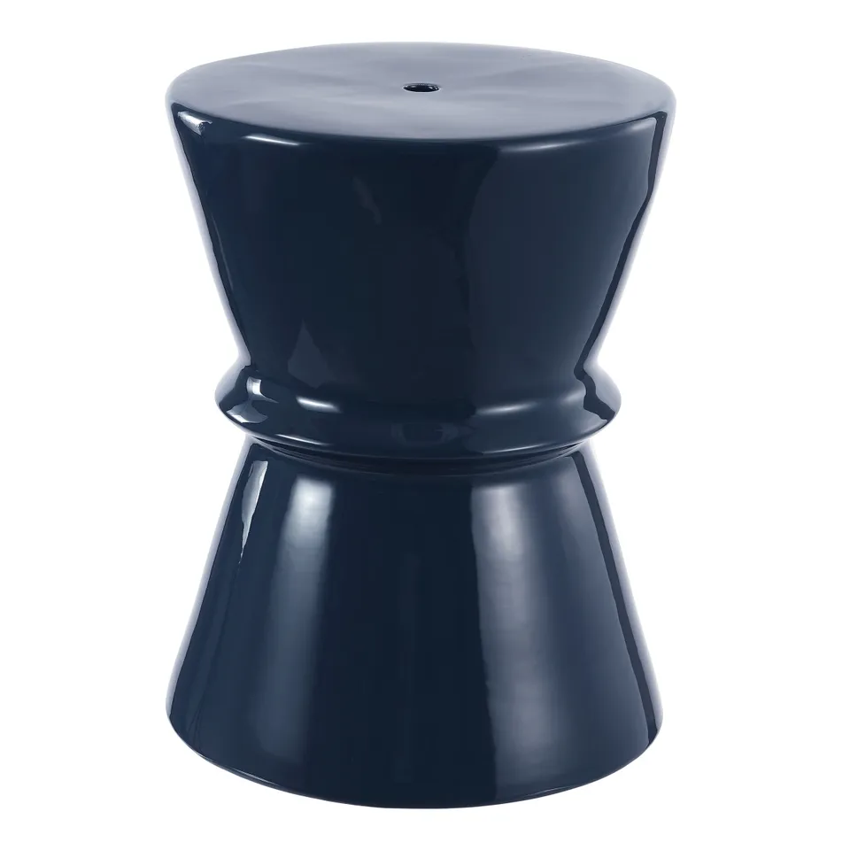 Savello 18" Garden Stool - Navy