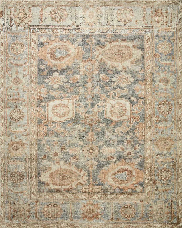 Loloi Margot Ocean / Spice 3'-6" x 5'-6"