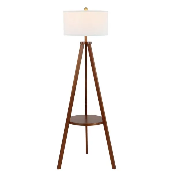 Faris 62" Floor Lamp - Walnut