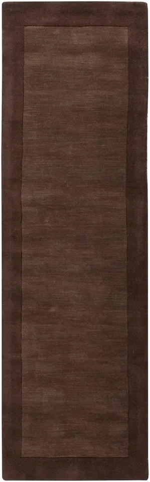 Mystique Brown Indoor 2'6" x 8' Handmade Rug