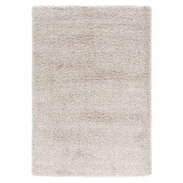 Cozy Shag Solid Neutral Area Rug