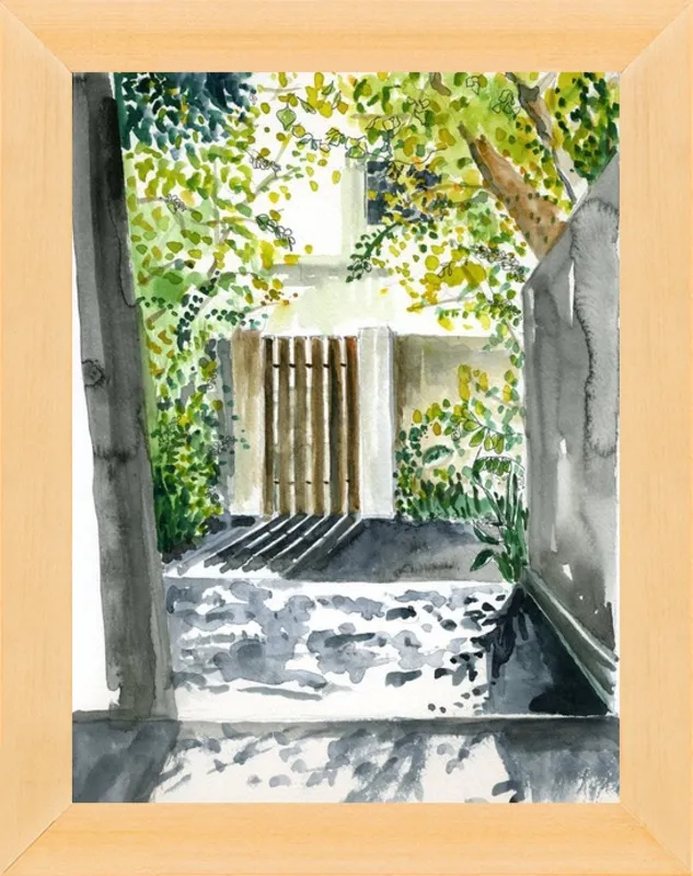 Garden Gate by Miri Eshet for Artfully Walls