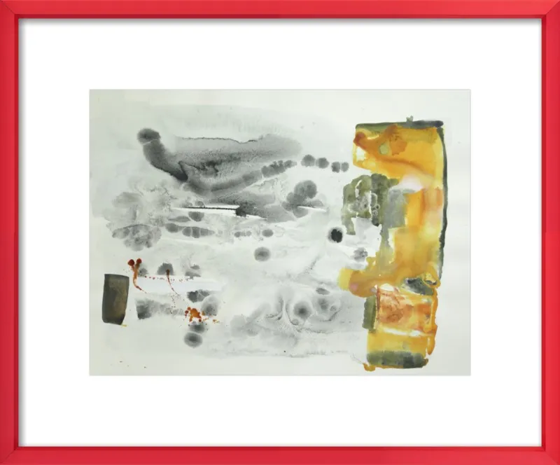 work on paper #24 by Emily Van Horn for Artfully Walls