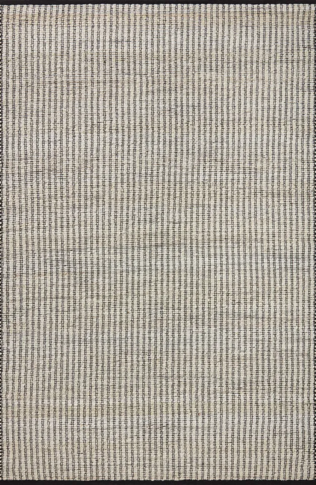 Angela Rose x Loloi Colton Ivory / Black 5'-0" x 7'-0"