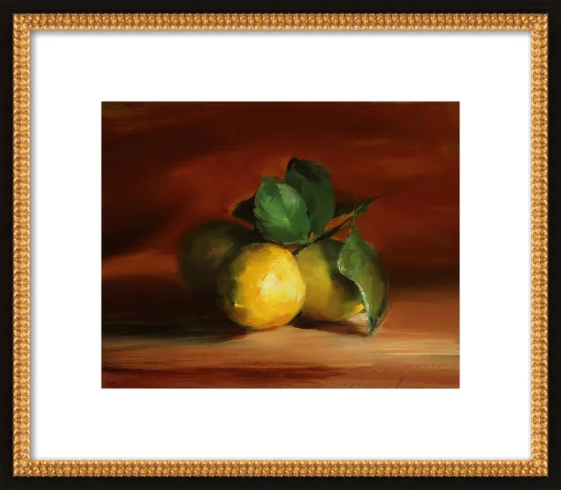 Lemons In Quiet Light by Georgesse Gomez for Artfully Walls