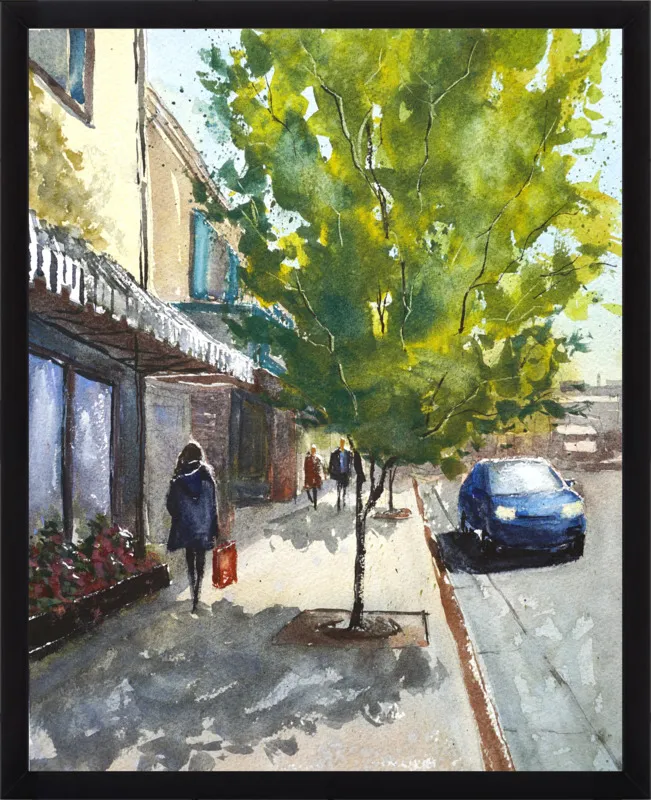 Shops in Laguna by Lauren Dusing for Artfully Walls