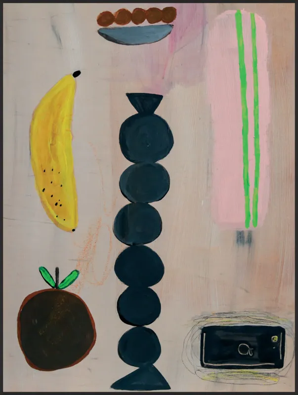 Still life with a phone vibration by Agata Królak for Artfully Walls