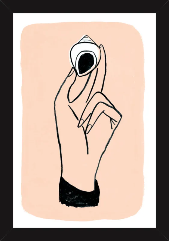 My Hand is My Face by Michael Doyle - Apartment On Belmont for Artfully Walls