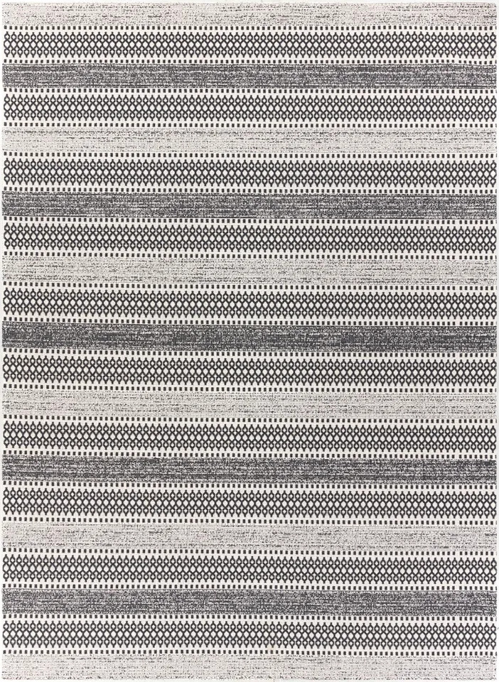 La Casa Beige Indoor 6'4" x 9' Machine Woven Rug