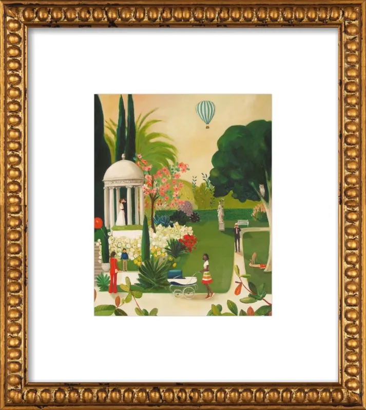 A Fainting in the Botanical Gardens by Janet Hill for Artfully Walls