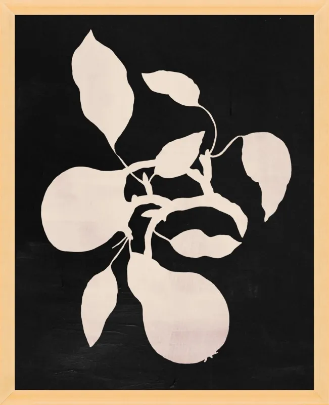 pears black and white by Ruti Shaashua for Artfully Walls
