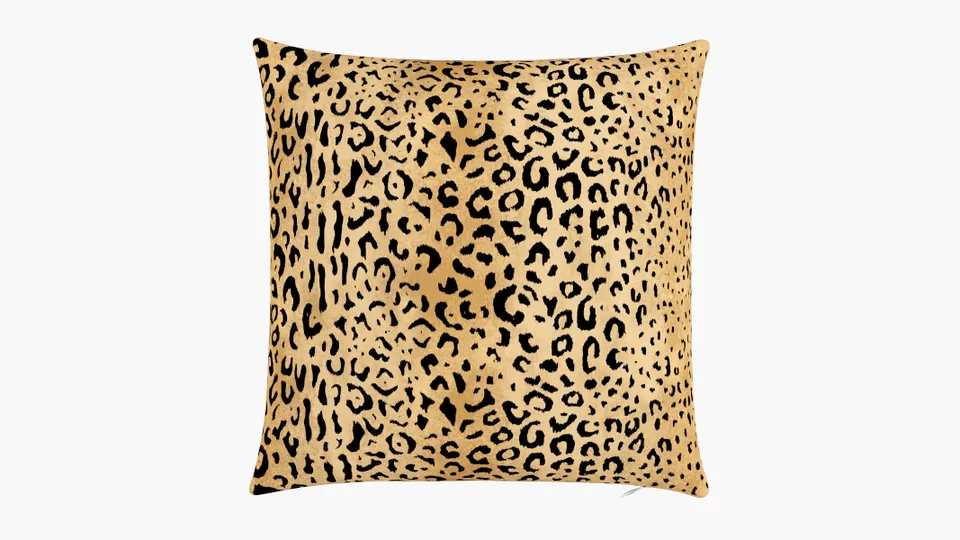 Outdoor 20" Throw Pillow, Leopard, 20" x 20"