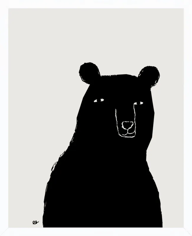 Benson the Bear by Rob Blackard for Artfully Walls