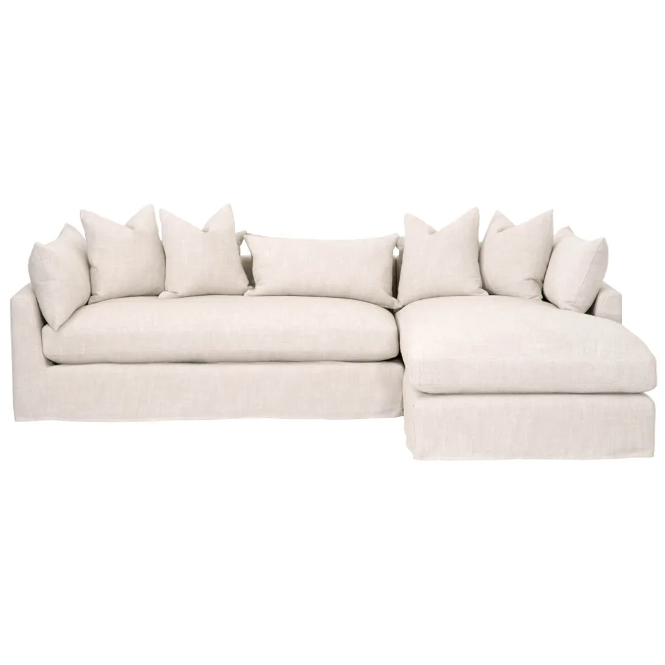 Haven 110" Lounge Slipcover RF Sectional