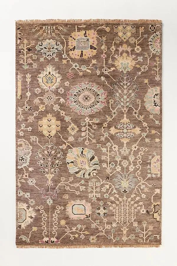 Hand-Knotted Kerrie Persian-Inspired Wool Rug