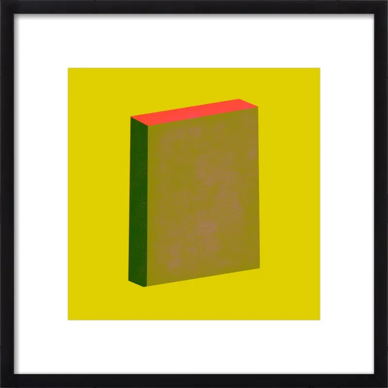 Color Books 4, Olive, Forest, Hot Red & Pear Green by Jessica Poundstone for Artfully Walls