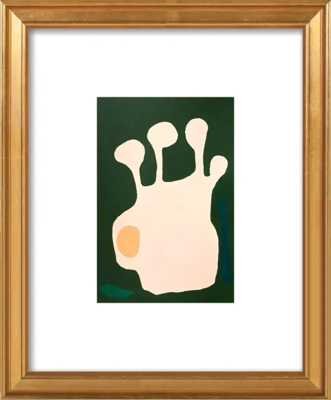 Nectarine Vase, abstraction 11 by Neicy Frey by Neicy Frey for Artfully Walls