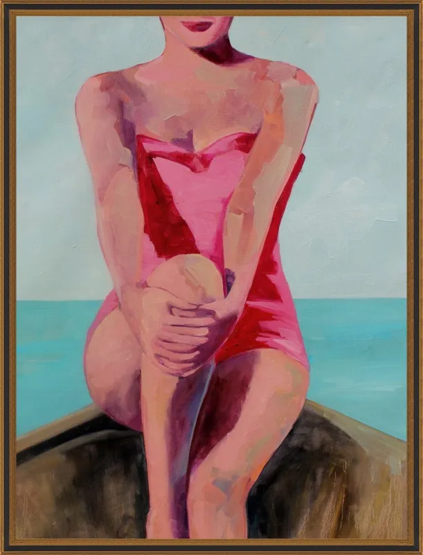 Woman in a Boat by T. S. Harris for Artfully Walls