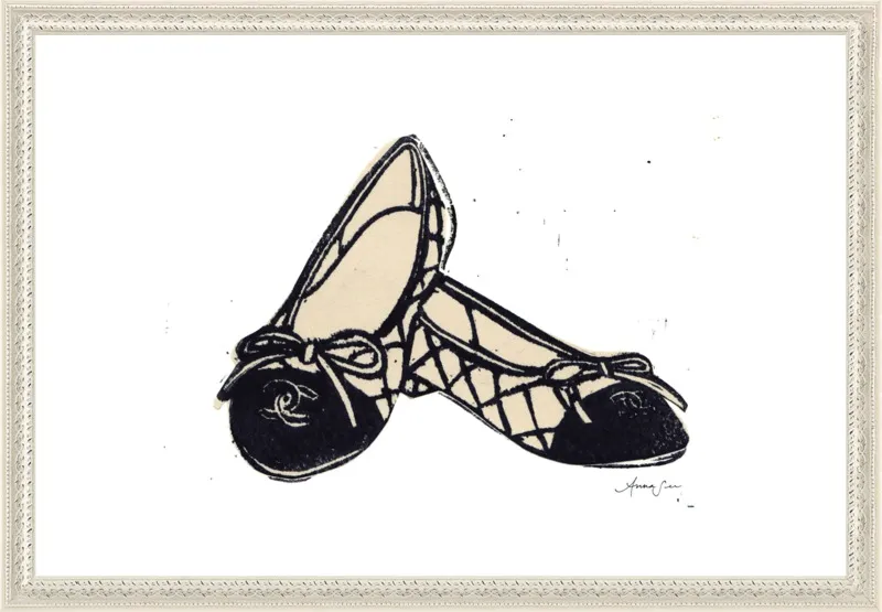 Chanel Ballet Flats by Anna See for Artfully Walls