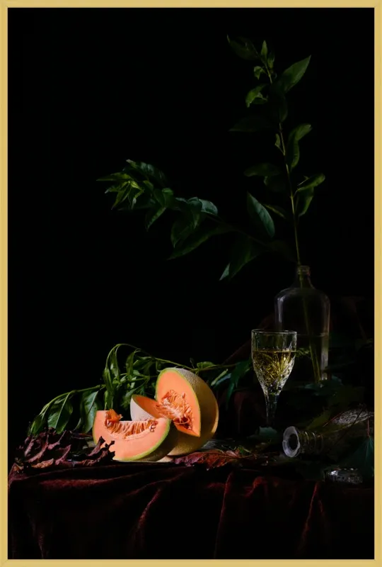 Cantaloupe by Dustin Halleck for Artfully Walls