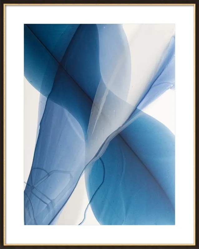 Movement Study in Caribbean Blue by Marina Dunbar  for Artfully Walls