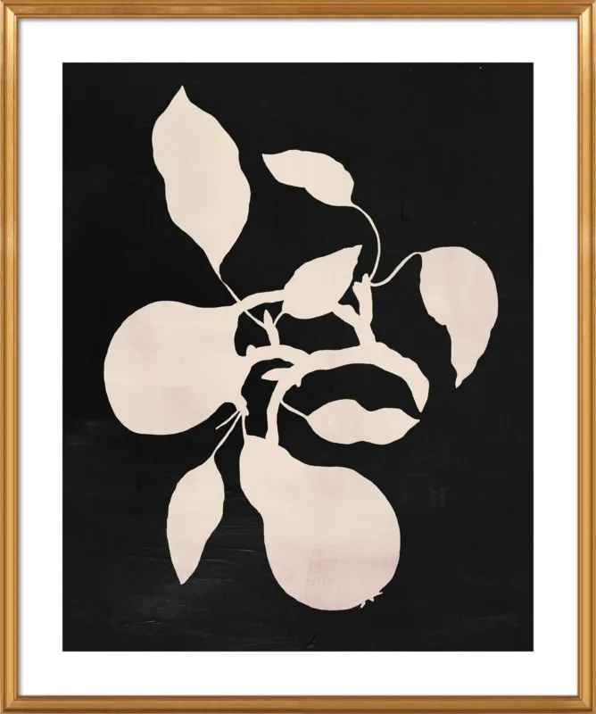 pears black and white by Ruti Shaashua for Artfully Walls