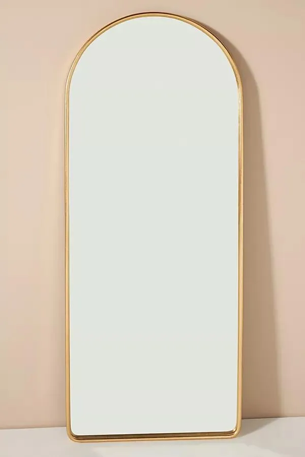 Calloway Metal Arch Floor Mirror