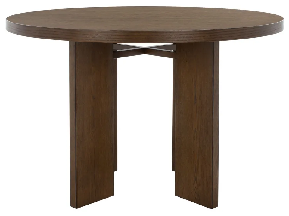 Calamaria Round Wood Dining Table - Medium Oak