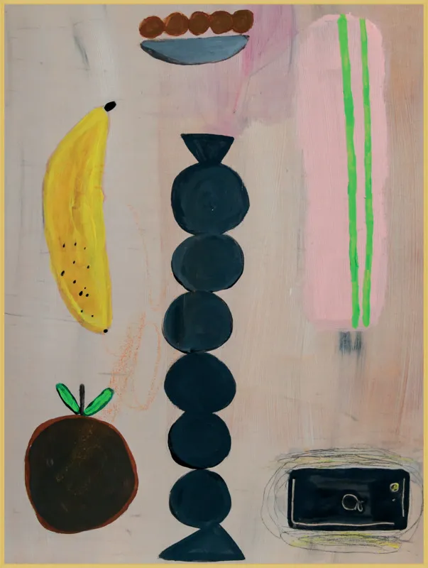 Still life with a phone vibration by Agata Królak for Artfully Walls
