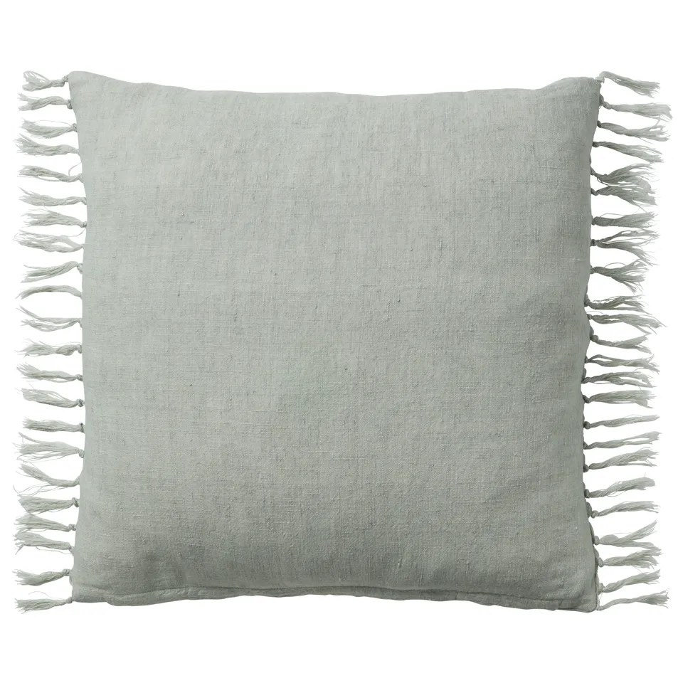 Majere JEM10 Solid Blue Lumbar Poly Filled Pillow (13"x40")