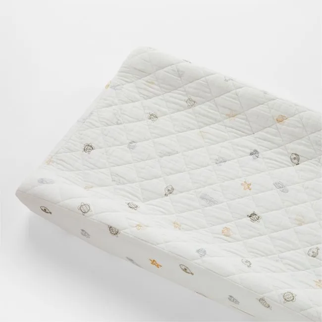 Supersoft Sea Dreams Organic Cotton Baby Changing Pad Cover
